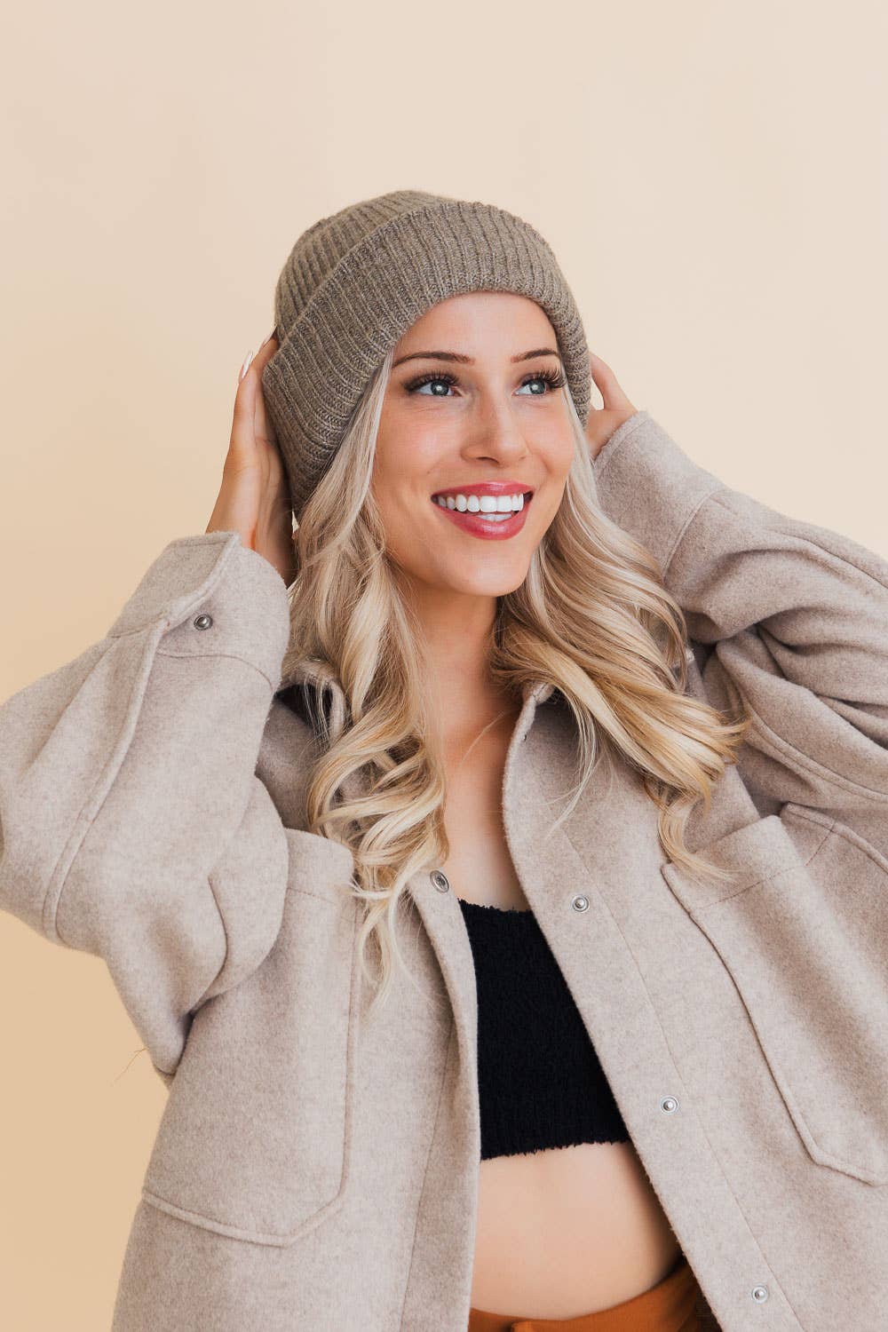 RECYCLED MATERIAL BEANIE