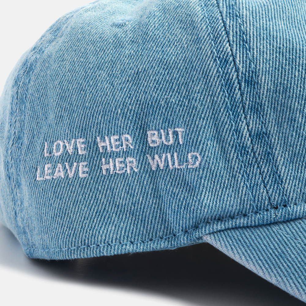 DENIM HEART DAD HAT