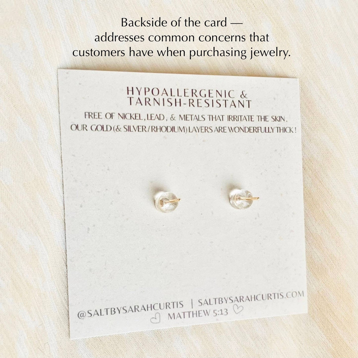 Bow Stud Earrings | 18k Gold