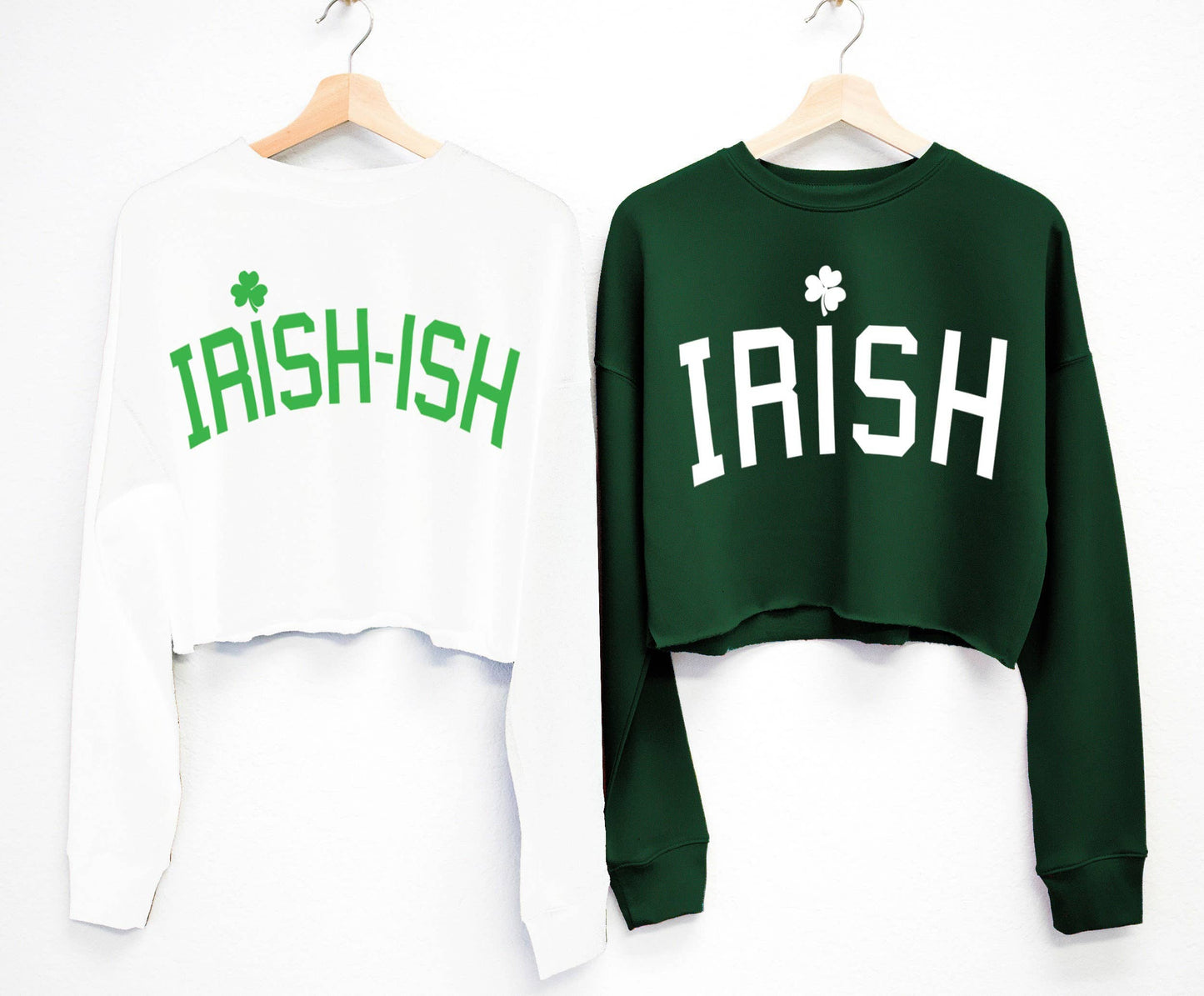 St. Patrick's Day Cropped Sweater