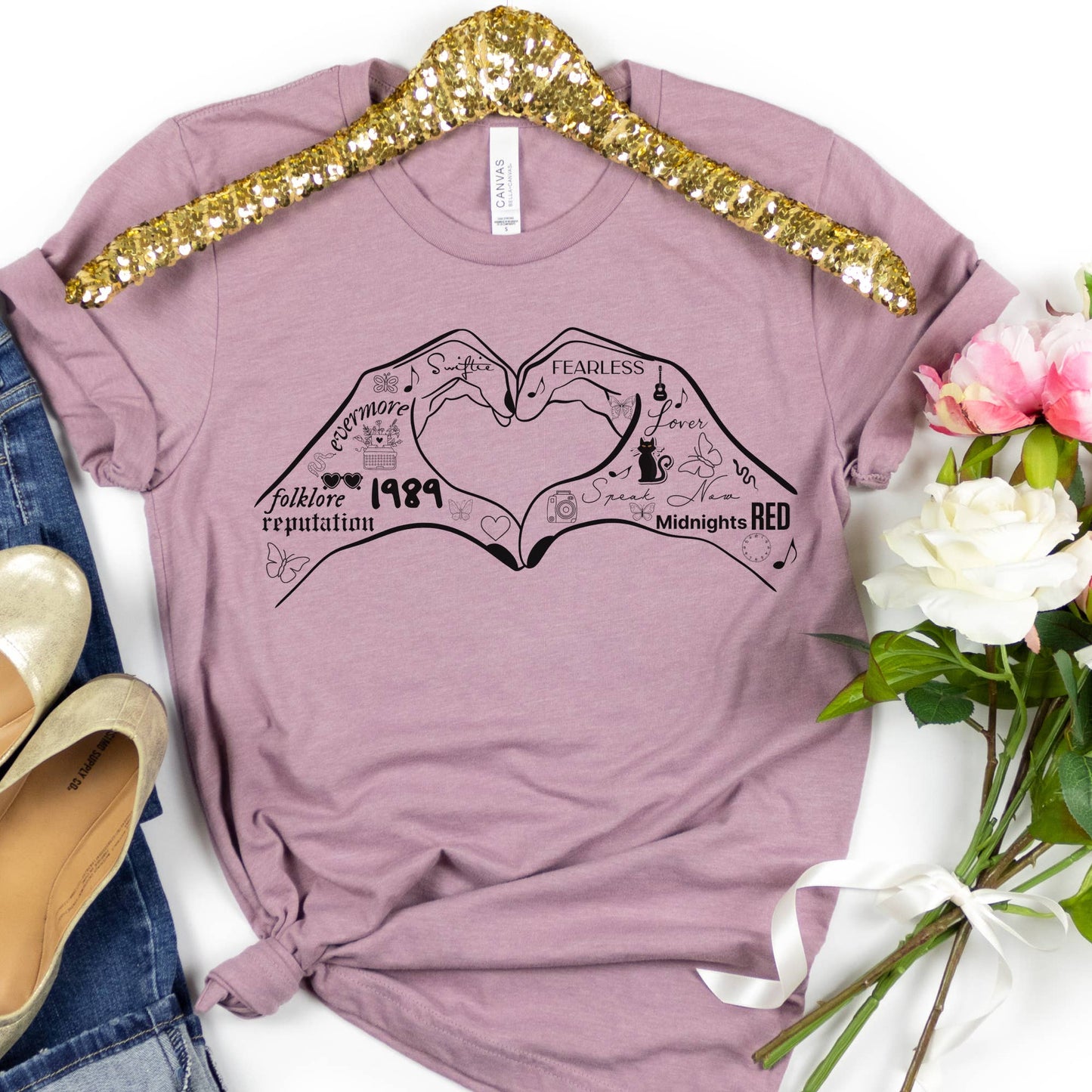 TAYLOR SWIFT HEART TEE