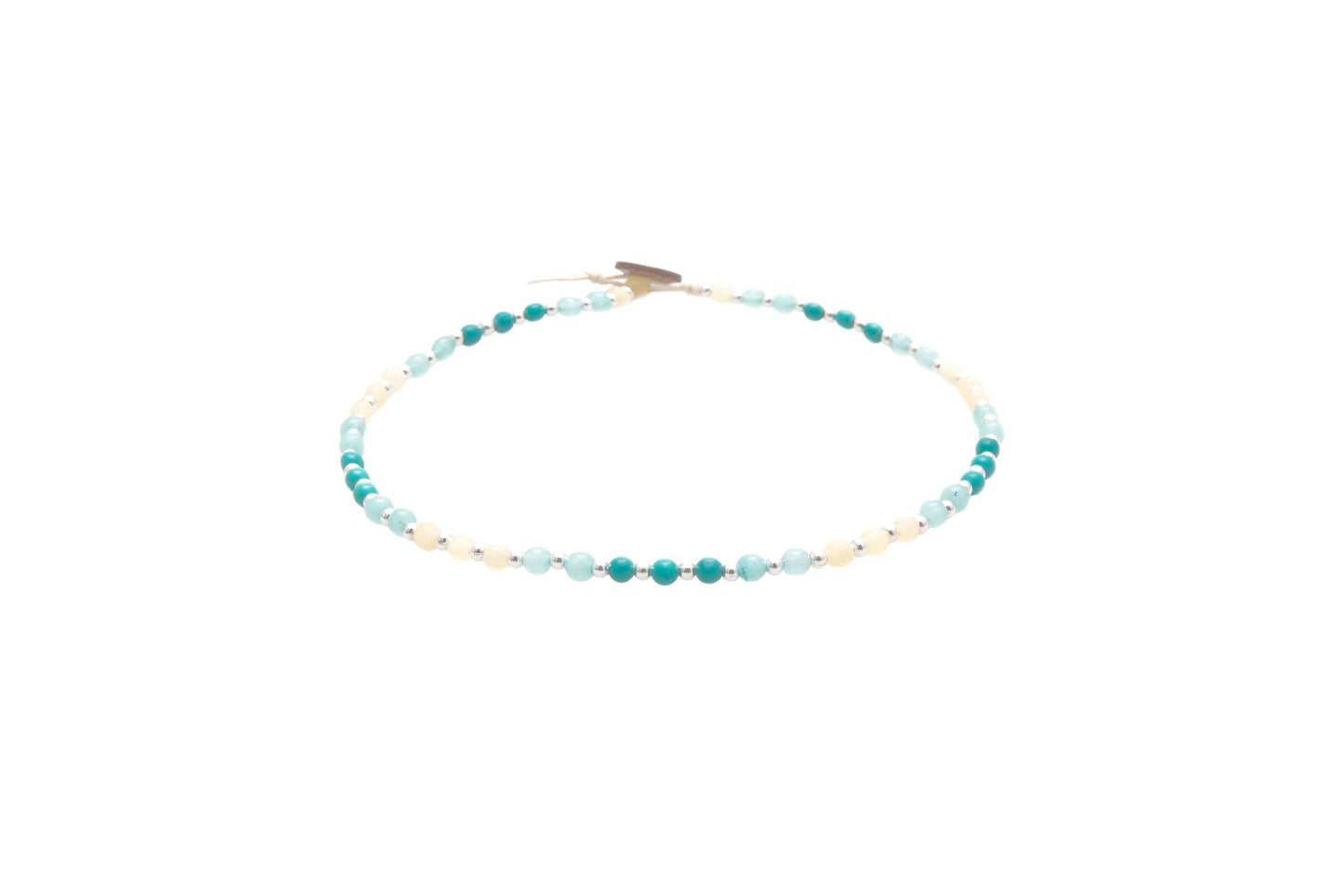 ANTI-ANXIETY + HEALING 4MM HEALING NECKLACE (SILVER)