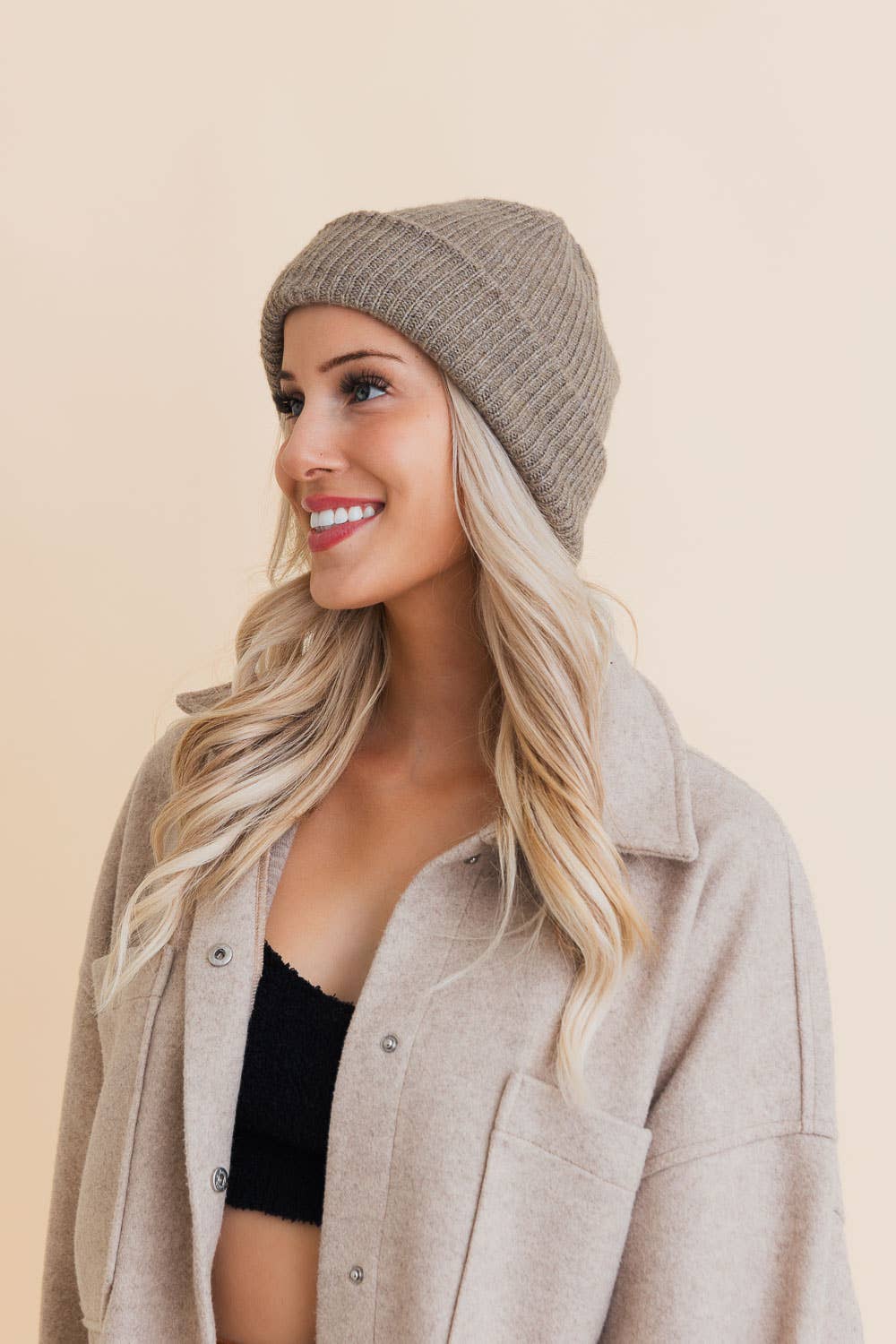 RECYCLED MATERIAL BEANIE