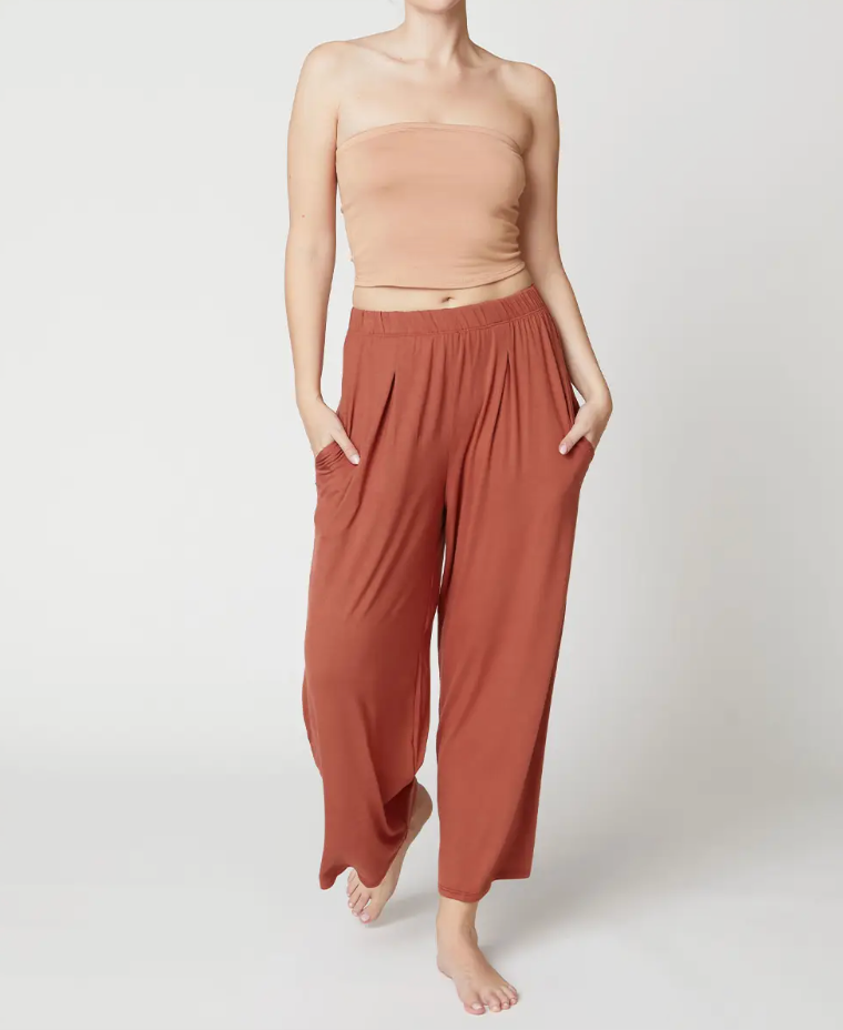 BAMBOO WIDE PANTS