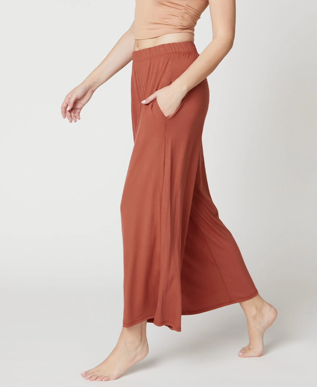 BAMBOO WIDE PANTS