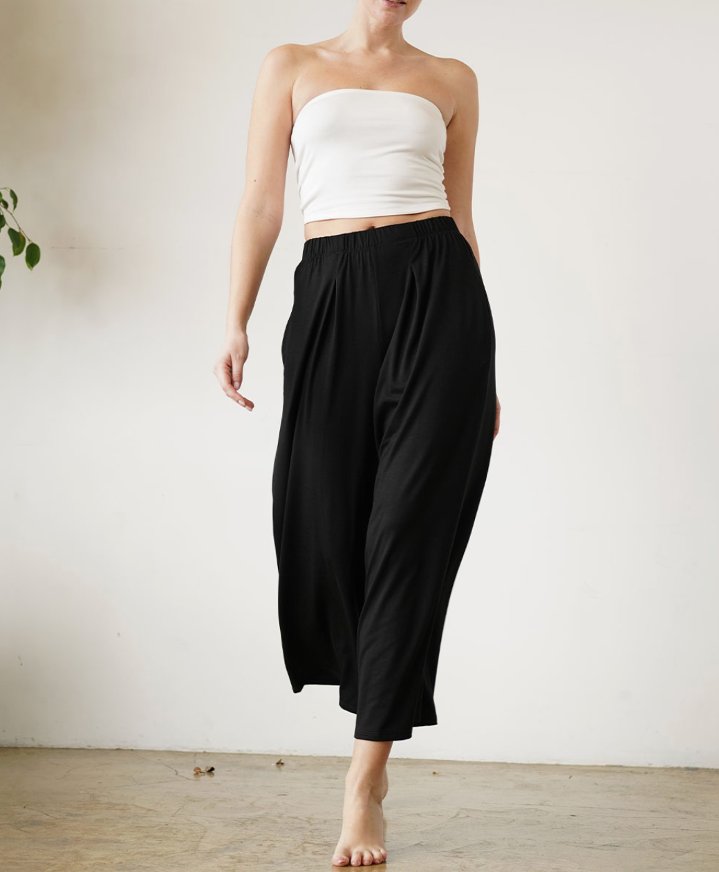 BAMBOO WIDE PANTS