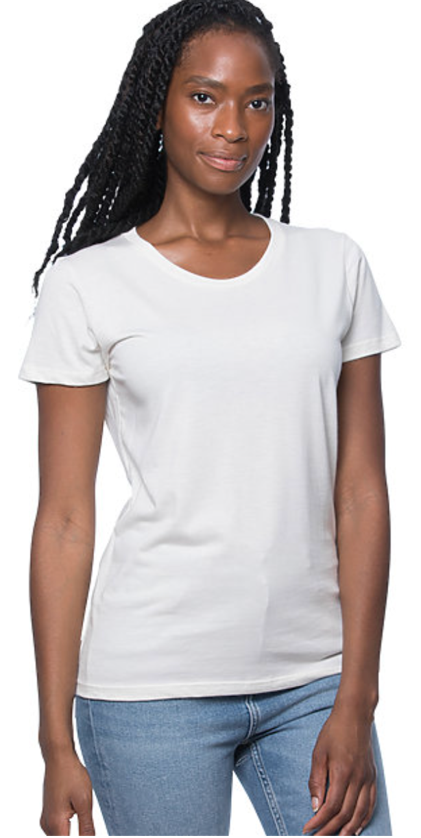 WOMEN'S VISCOSE BAMBOO ORGANIC COTTON TEE