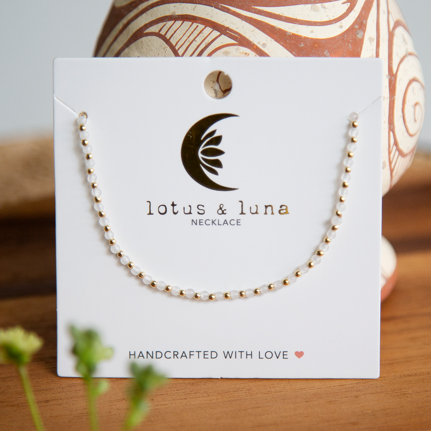 MOON DANCER 2MM HEALING NECKLACE (SILVER)