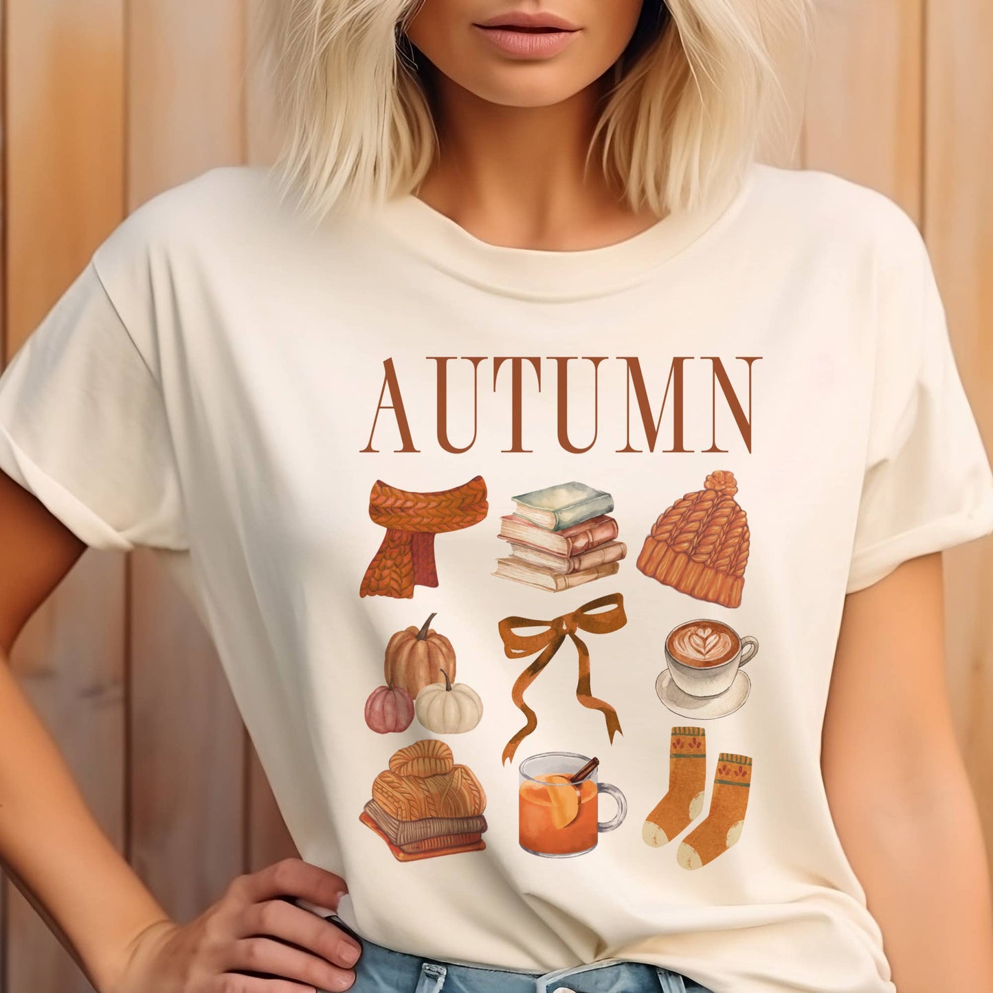 AUTUMN THANKSGIVING COLLAGE TEE