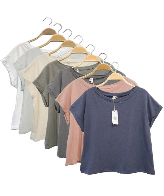 RECYCLED COTTON CROP TOP