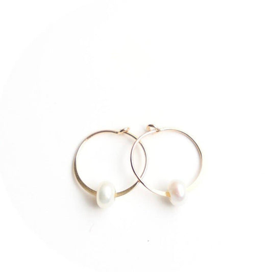 GOLD FILLED SELF LOVE DAINTY HOOPS