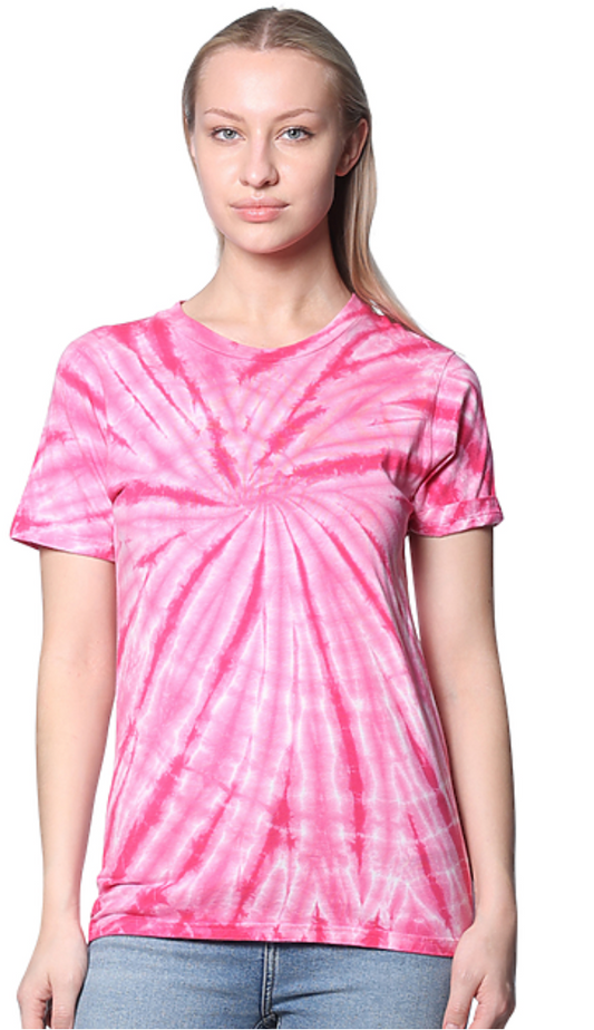 UNISEX ORGANIC SPIRAL TIE DYE TEE