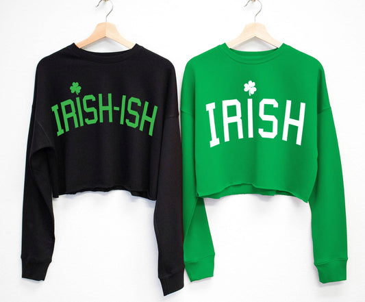 St. Patrick's Day Cropped Sweater